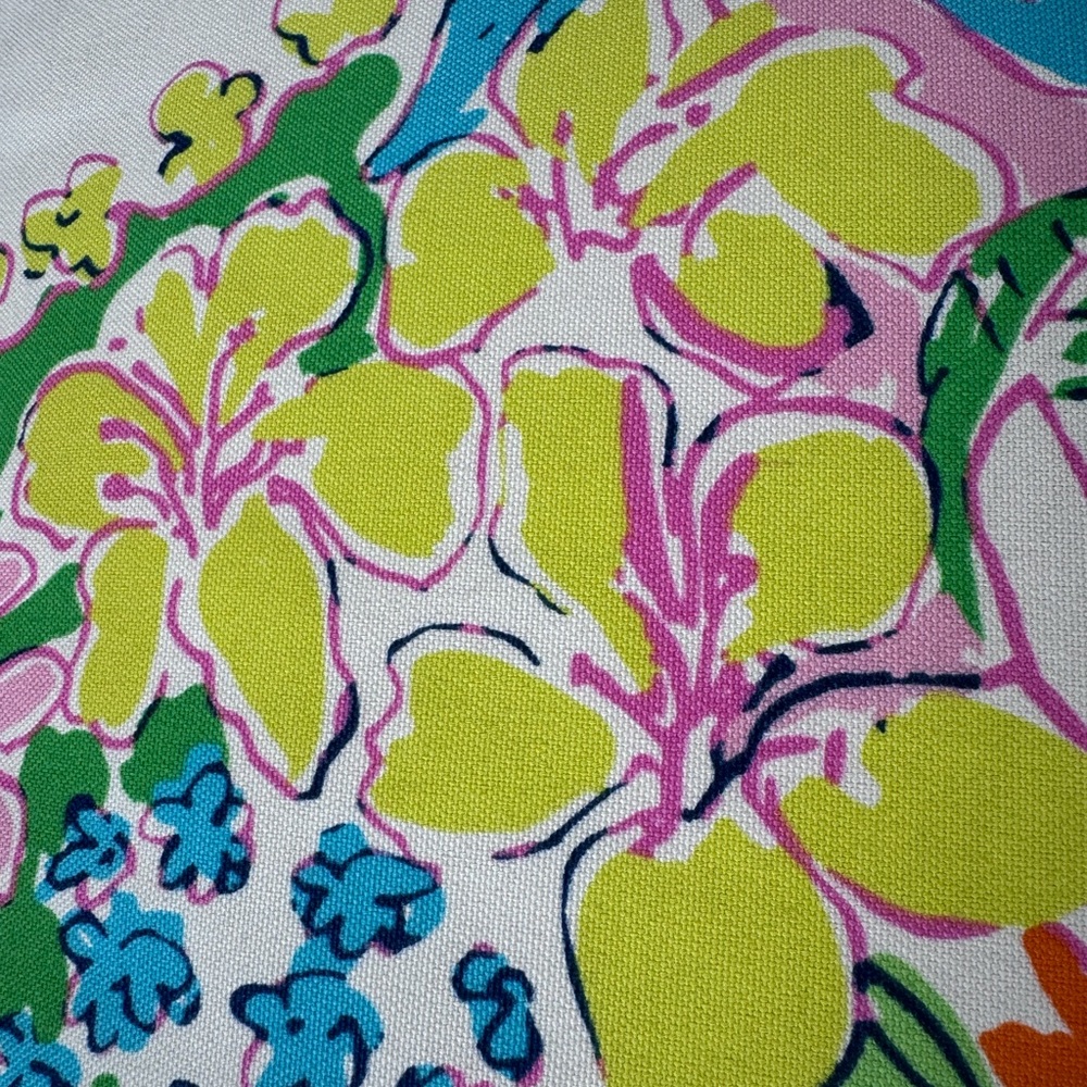 NEW Lilly Pulitzer Target Nosey Posey Floral Indoor Outdoor Floor Cushion Pillow - Picture 11 of 16